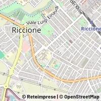 地図 Riccione