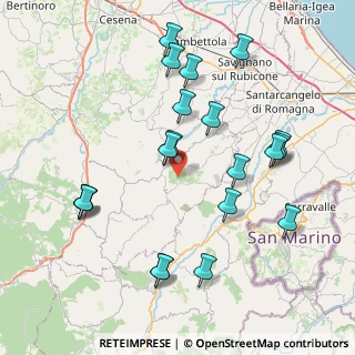 Mappa Via Valle, 47030 Sogliano al Rubicone FC, Italia (8.704)