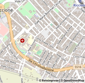 Mappa Piazza Matteotti, 47843 Riccione RN, Italia (0.136)