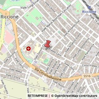 Mappa Piazza Giacomo Matteotti, 3, 47838 Riccione, Rimini (Emilia Romagna)