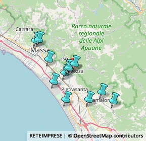 Mappa Via Roosevelt Theodore, 55047 Seravezza LU, Italia (6.2675)