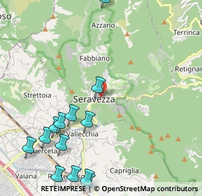 Mappa Via Roosevelt Theodore, 55047 Seravezza LU, Italia (2.83154)