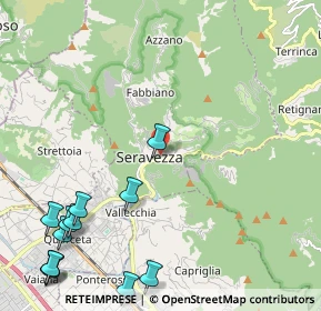 Mappa Via Roosevelt Theodore, 55047 Seravezza LU, Italia (3.17833)