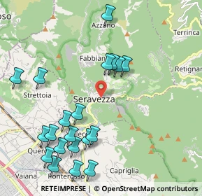 Mappa Via Roosevelt Theodore, 55047 Seravezza LU, Italia (2.4235)