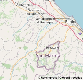 Mappa 47826 Verucchio RN, Italia (10.4175)