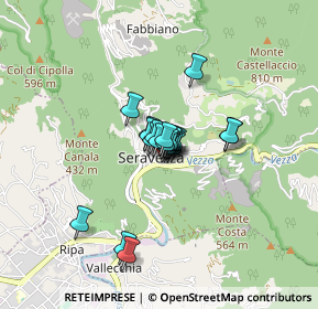 Mappa Via Berti, 55047 Seravezza LU, Italia (0.4585)