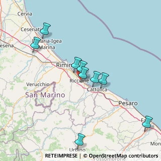 Mappa Viale Diaz, 47838 Riccione RN, Italia (25.31583)