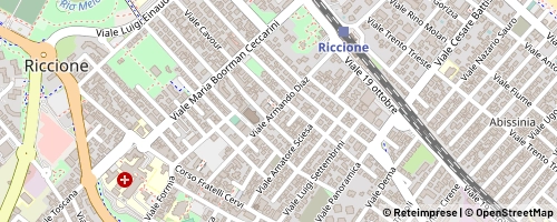Mappa Riccione