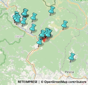 Mappa Via Rotabile Di Lugliano, 55022 Ponte Serraglio LU, Italia (7.5445)