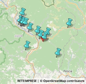 Mappa Via Rotabile Di Lugliano, 55022 Ponte Serraglio LU, Italia (7.18643)