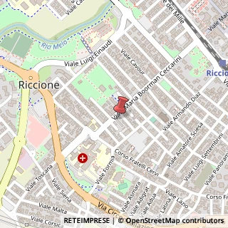 Mappa Viale Maria Ceccarini, 197, 47838 Riccione, Rimini (Emilia Romagna)