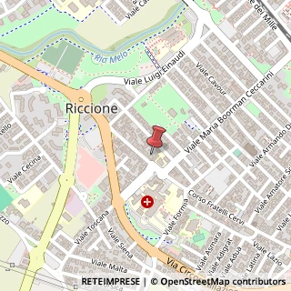 Mappa Corso Fratelli Cervi, 59, 47838 Riccione, Rimini (Emilia Romagna)