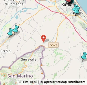Mappa Via Pizzolo, 47923 Rimini RN, Italia (7.8515)