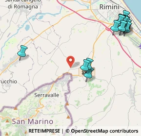 Mappa Via Pizzolo, 47923 Rimini RN, Italia (6.1365)