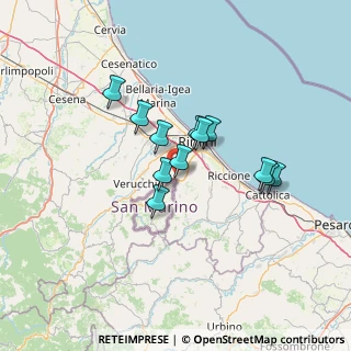 Mappa Via Pizzolo, 47923 Rimini RN, Italia (10.4725)