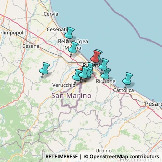 Mappa Via Pizzolo, 47923 Rimini RN, Italia (8.44692)