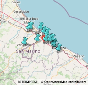 Mappa SP31, 47924 Osteria del Fiume RN, Italia (7.88769)