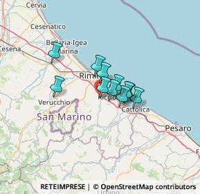 Mappa SP31, 47924 Osteria del Fiume RN, Italia (7.78364)