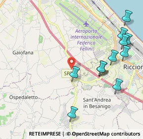 Mappa SP31, 47924 Osteria del Fiume RN, Italia (2.43083)