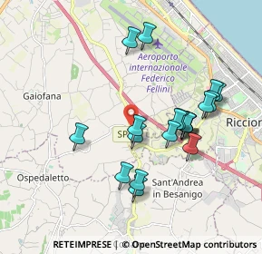 Mappa SP31, 47924 Osteria del Fiume RN, Italia (1.783)