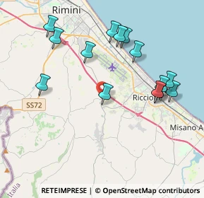 Mappa SP31, 47924 Osteria del Fiume RN, Italia (4.25071)