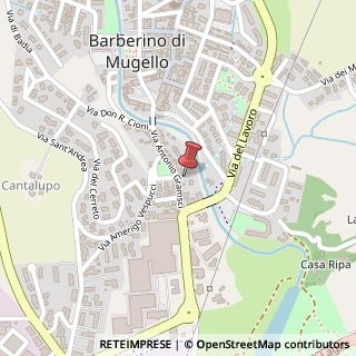 Mappa Viale Antonio Gramsci, 27, 50031 Barberino di Mugello, Firenze (Toscana)