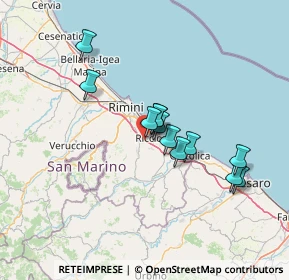 Mappa Viale Sondrio, 47838 Riccione RN, Italia (11.2925)