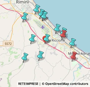 Mappa Viale Sondrio, 47838 Riccione RN, Italia (3.79786)