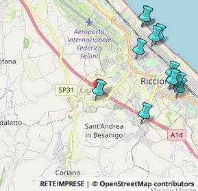 Mappa Viale Sondrio, 47838 Riccione RN, Italia (2.62)