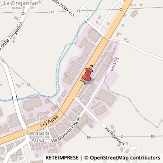 Mappa Via Ausa, 43, 47853 Coriano, Rimini (Emilia Romagna)