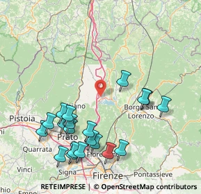 Mappa Via Pian della Fonda, 50031 Barberino di Mugello FI, Italia (18.521)