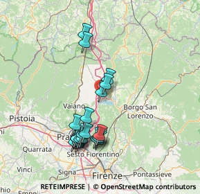 Mappa Via Pian della Fonda, 50031 Barberino di Mugello FI, Italia (14.724)