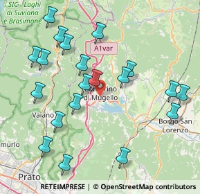 Mappa Via Flavio Gioia, 50031 Barberino di Mugello FI, Italia (9.0265)