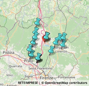Mappa Via Amerigo Vespucci, 50031 Barberino di Mugello FI, Italia (10.4875)