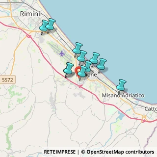 Mappa 47838 Rimini RN, Italia (2.64091)