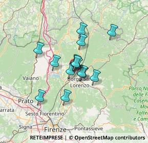 Mappa Piazza Giuseppe Garibaldi, 50038 Scarperia e San Piero FI, Italia (8.90133)