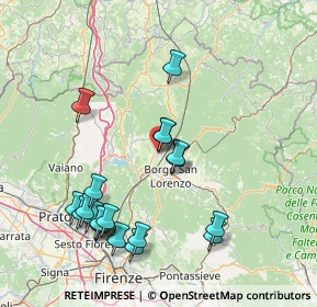 Mappa Piazza Giuseppe Garibaldi, 50038 Scarperia e San Piero FI, Italia (17.2515)