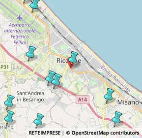 Mappa Viale Circonvallazione, 47924 Rimini RN, Italia (3.06455)