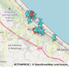 Mappa Viale Circonvallazione, 47924 Rimini RN, Italia (1.305)