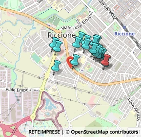 Mappa Viale Circonvallazione, 47924 Rimini RN, Italia (0.3395)