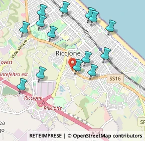 Mappa Viale Circonvallazione, 47924 Rimini RN, Italia (1.11714)