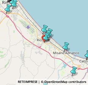 Mappa Viale Circonvallazione, 47924 Rimini RN, Italia (7.2035)