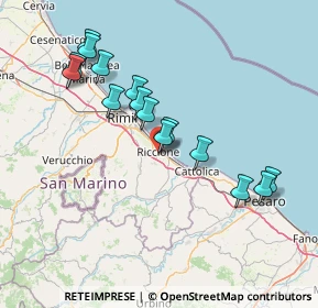 Mappa Viale Circonvallazione, 47924 Rimini RN, Italia (14.62667)