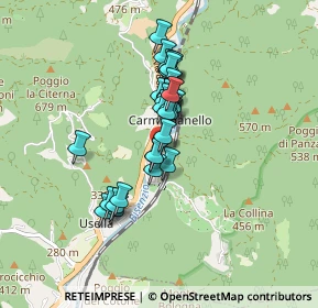 Mappa Via G. di Vittorio 20 - Frazione Carmignanello Cantagallo Prato, 59025 Cantagallo PO, Italia (0.64828)
