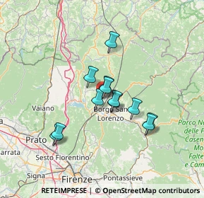 Mappa Piazza dei Giardini, 50038 Scarperia e San Piero FI, Italia (10.33583)