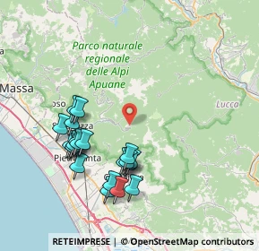 Mappa Via Renzo Sberna, 55040 Stazzema LU, Italia (7.9345)