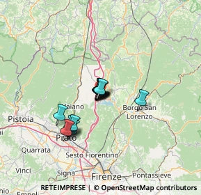 Mappa Via della Lora, 50031 Barberino di Mugello FI, Italia (8.45133)