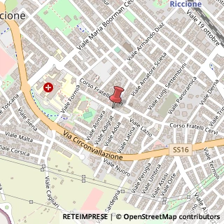 Mappa Viale Lazio, 32, 47838 Riccione, Rimini (Emilia Romagna)