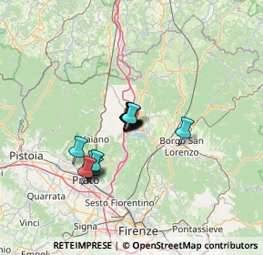 Mappa Via del Castellare, 50031 Barberino di Mugello FI, Italia (8.60267)
