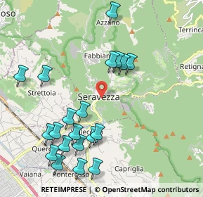 Mappa Via Guglielmo Marconi, 55040 Seravezza LU, Italia (2.3365)